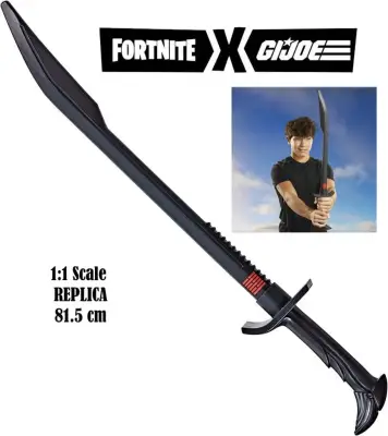 Figurine fortnite g.i.joe snake eyes katana rep.